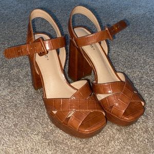 Croc Platform heels